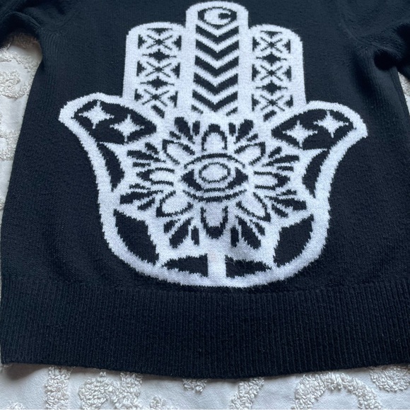 Killstar Hamsa Hand Sweater small - Picture 6 of 9